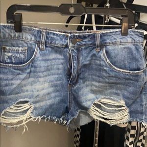 Denim shorts - size 29